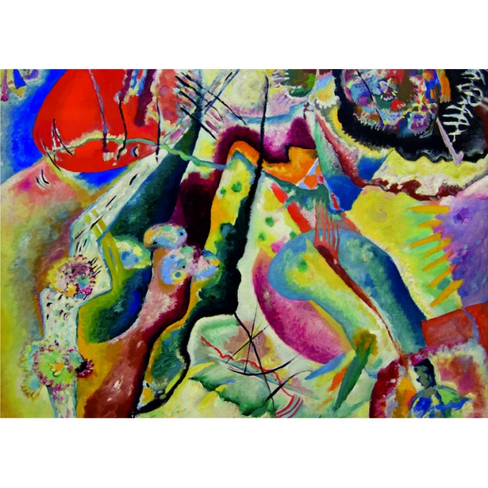 Kandinsky Vassily: Painting with Red Spot