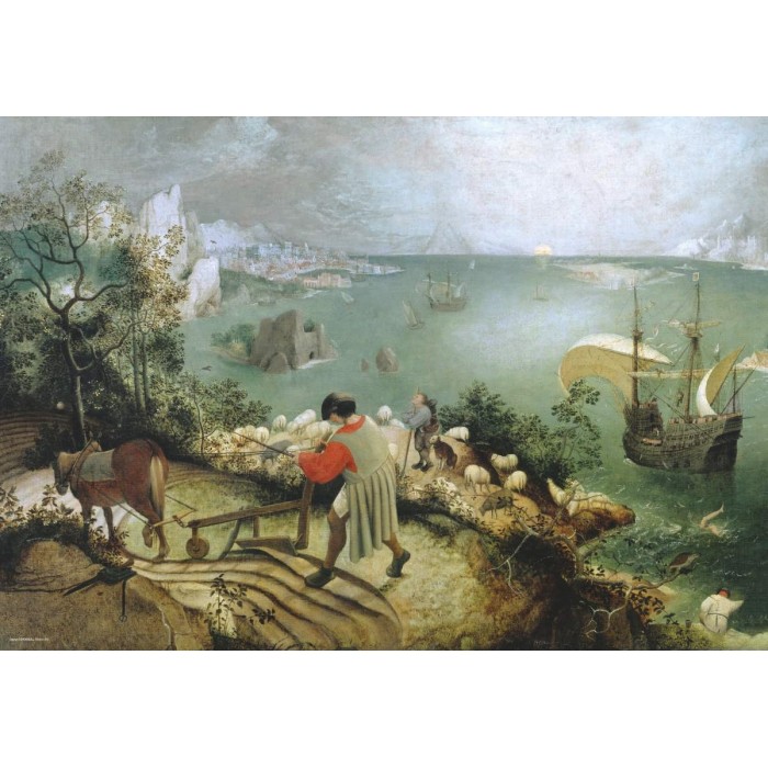 Puzzle Dtoys-75826 Pieter Brueghel - Der Sturz des Ikarus