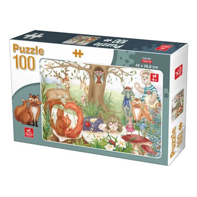Puzzle Dtoys-76519 Waldtiere