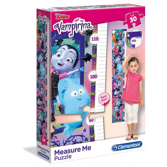 Clementoni-20323 Puzzle Measure Me - Disney Junior - Vampirina