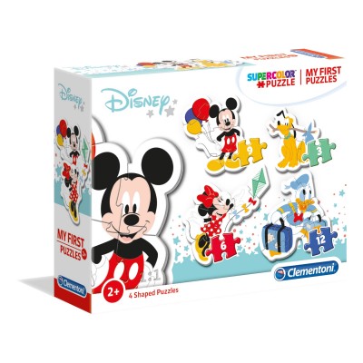 Clementoni-20819 My First Puzzle - Disney Baby (4 Puzzles)