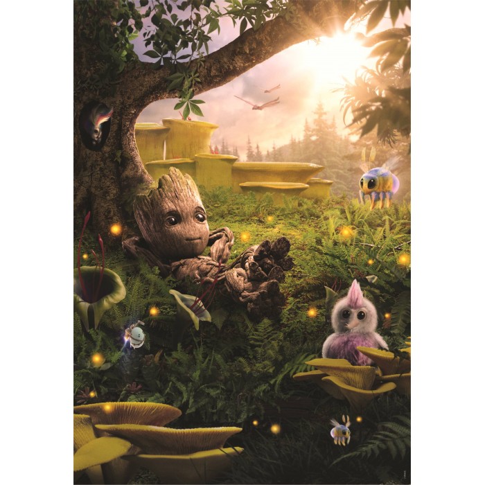 Puzzle Clementoni-21734 XXL Teile - Marvel, Groot