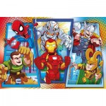 Puzzle  Clementoni-23746 XXL Teile - Marvel Super Hero Avengers