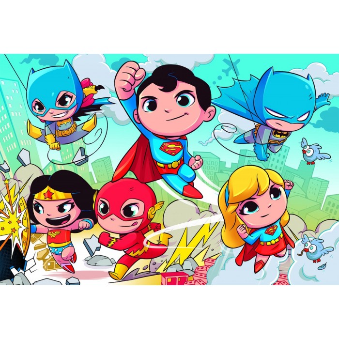 Puzzle Clementoni-24219 XXL Teile - DC Super Friends