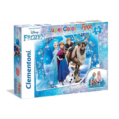 Clementoni-25447 Riesen-Bodenpuzzle - Frozen