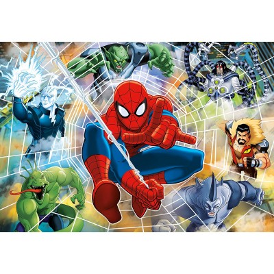 Puzzle Clementoni-27992 Fluorescent - Spider-Man