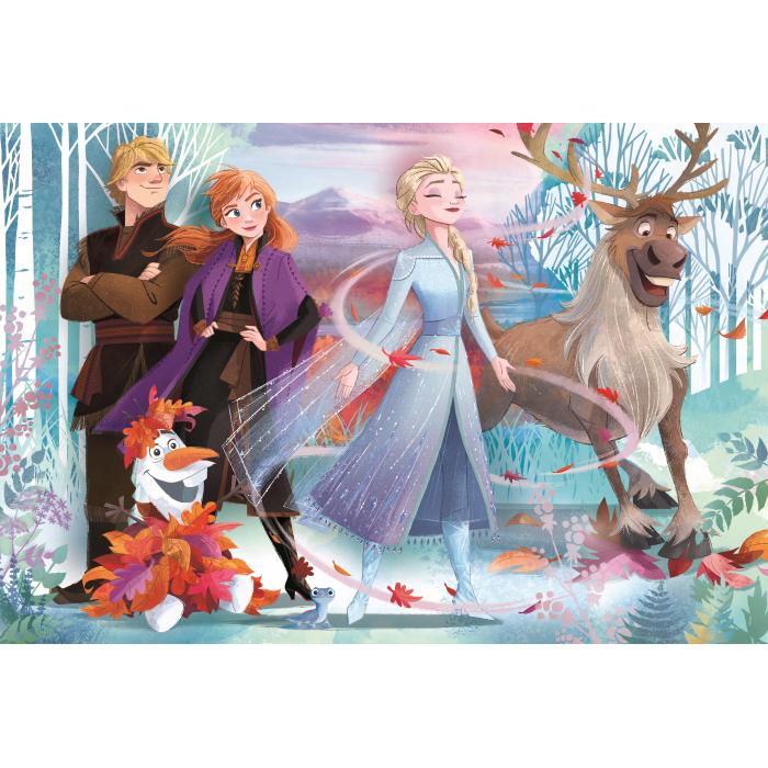 Puzzle  Clementoni-28513 XXL Teile - Supercolor Disney Frozen 2