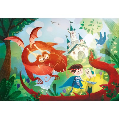 Puzzle Clementoni-29209 The Dragon And The Knight