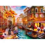 Puzzle  Clementoni-35063 Sonnenuntergang auf Venedig
