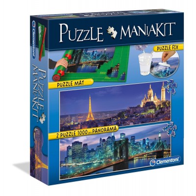 Clementoni-39277 Puzzle Mania Kit