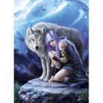 Puzzle  Clementoni-39465 Anne Stokes - Protector