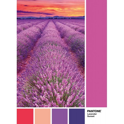Puzzle Clementoni-39493 Pantone - Purple