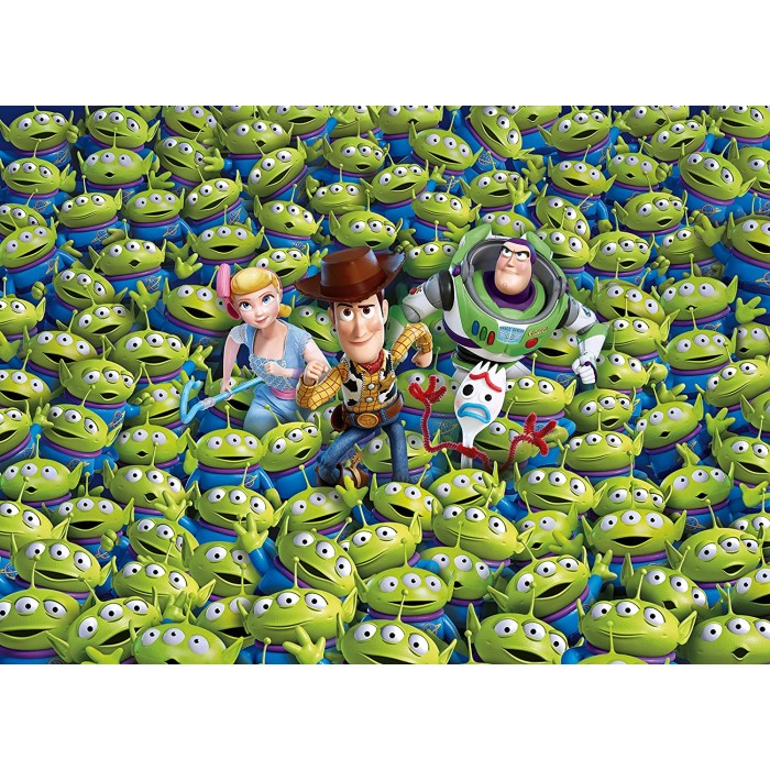 Clementoni-39499 Impossible Puzzle - Toy Story 4