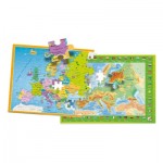 Puzzle  Clementoni-50020 Europakarte