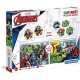 Superkit 4 in 1 - The Avengers (2 Puzzles + Memory + Domino)