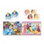 Puzzle   Superkit Disney Princess - 2x30 Teile + Memo + Domino