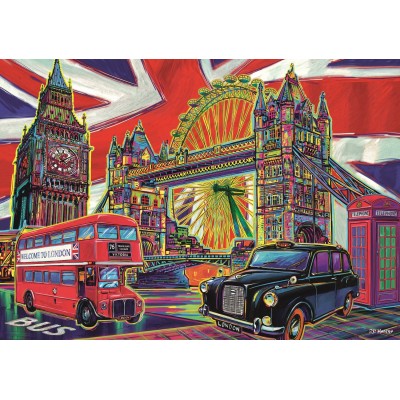 Puzzle Trefl-10525 Colours of London