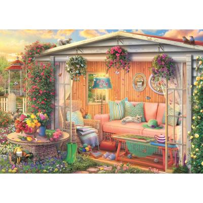 Puzzle Trefl-10801 Tea Time: Mein Lieblingsort