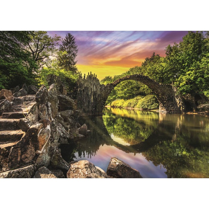 Puzzle  Trefl-10811 Foto-Odyssee: Rakotzbrücke In Kromlau, Deutschland