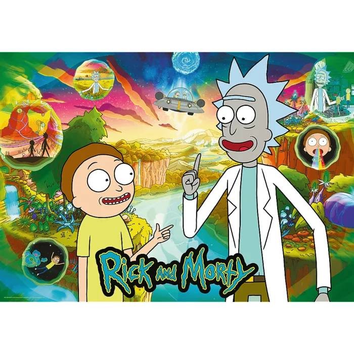 Puzzle  Trefl-10838 Rick Und Morty