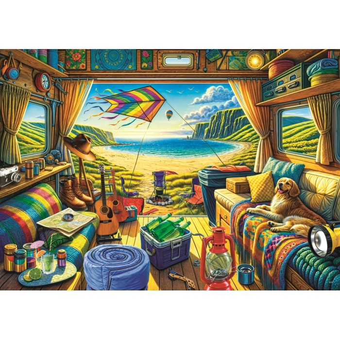 Puzzle  Trefl-10851 Tea Time: Vanlife