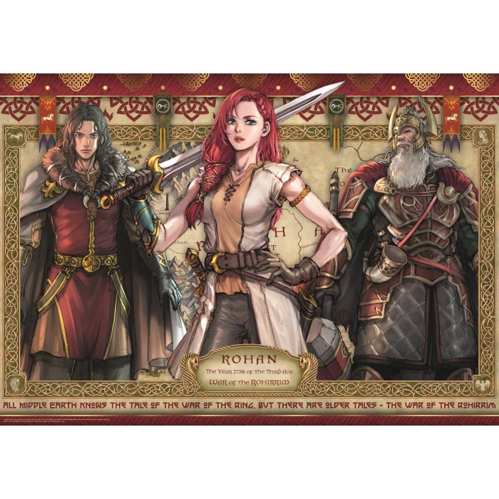 Puzzle  Trefl-10937 Der Herr Der Ringe: Der Krieg Der Rohirrim