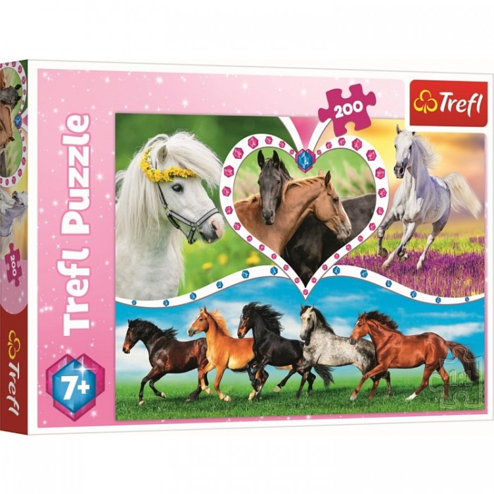 Puzzle  Trefl-13248 Horses