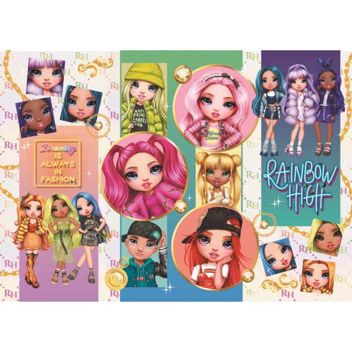 Puzzle  Trefl-13289 Freundschaft Des Regenbogens Hoch - Mga Regenbogen Hoch