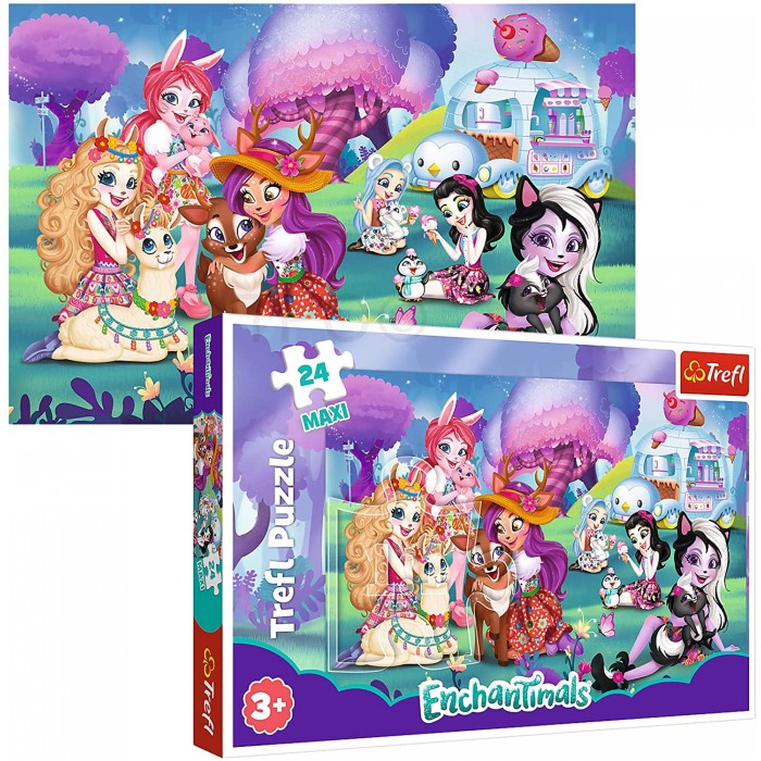 Puzzle  Trefl-14315 XXL Teile - Enchantimals