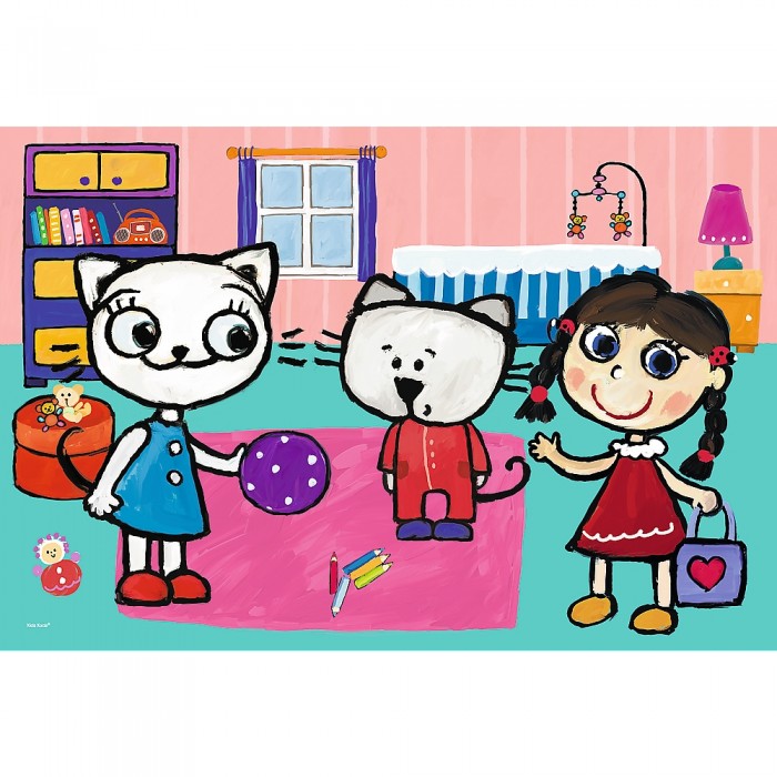 Puzzle Trefl-17343 Kittykit with friends
