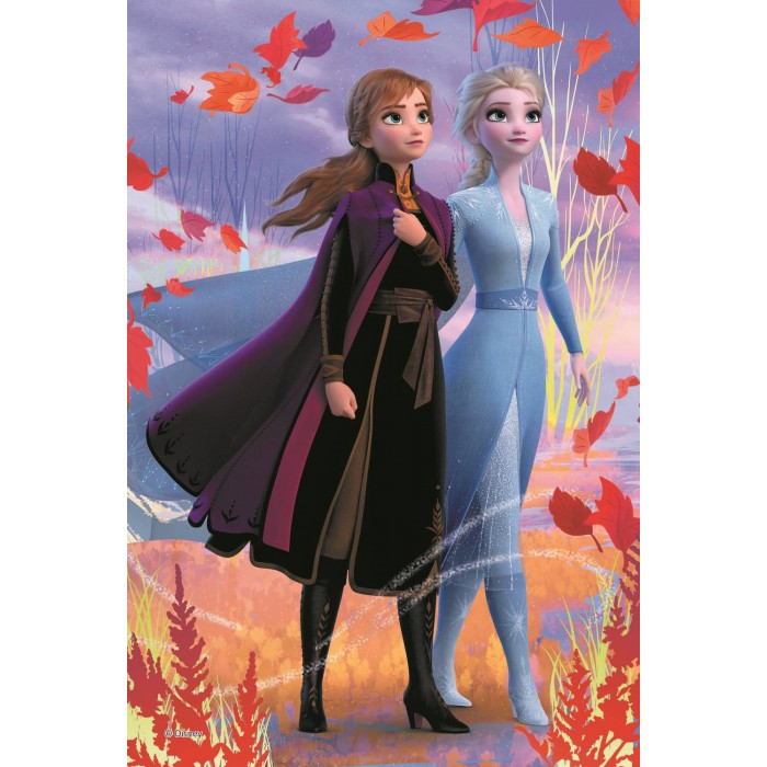  Trefl-19639 Mini Puzzle - In the world of Anna and Elsa - Disney Frozen II