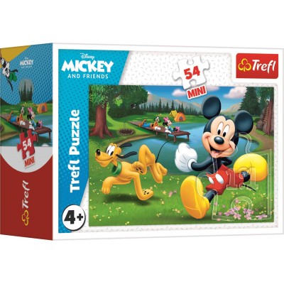 Trefl-19715 Mini Puzzle - Mickey & Friends - Disney Standard Characters