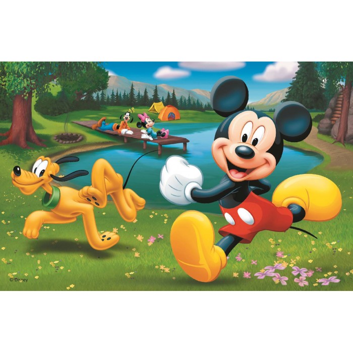 Trefl-19715 Mini Puzzle - Mickey & Friends - Disney Standard Characters