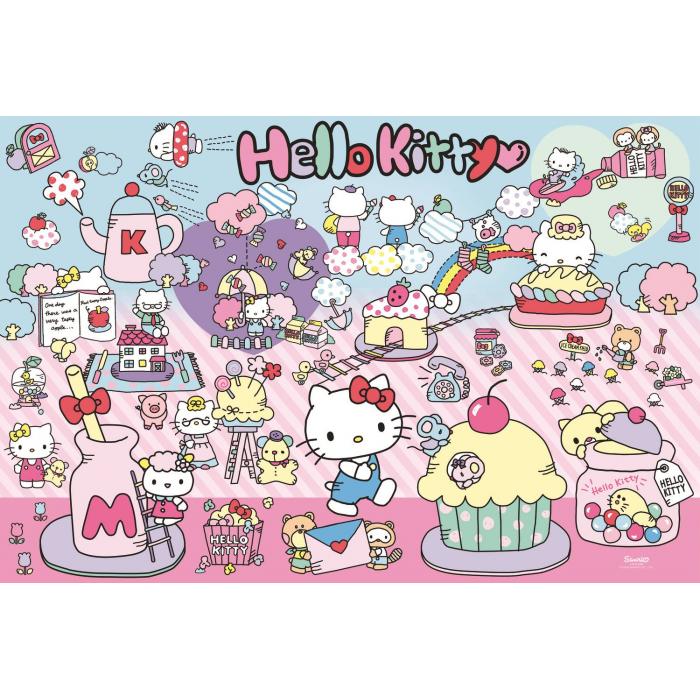 Puzzle  Trefl-23031 XXL Teile - Entdecken Sie Das Universum Von Hello Kitty - Hello Kitty