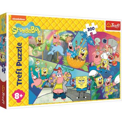 Puzzle Trefl-23038 XXL Teile - Spongebob in Badehosen - Viacom Spongebob