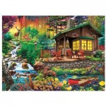 Puzzle  Trefl-33074 Cottage in the Forest