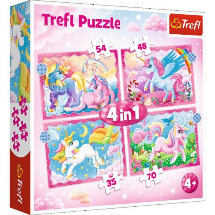 4 Puzzles - Unicorns