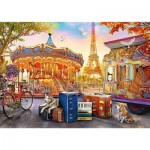 Puzzle  Trefl-37426 Holidays in Paris