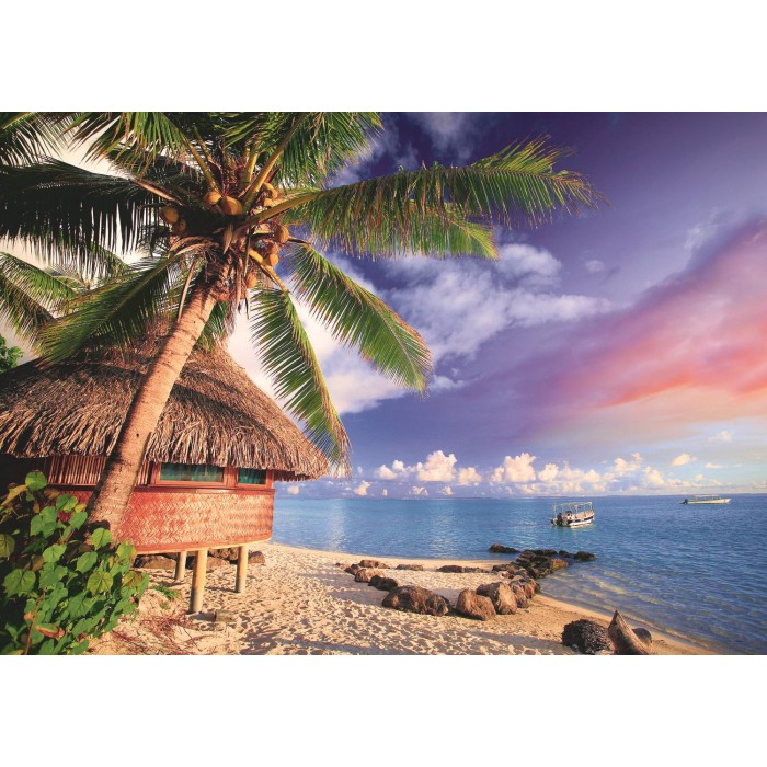 Puzzle  Trefl-37485 Insel Bora-Bora