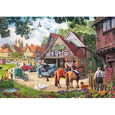 Trefl-37494 2 Puzzles - Idyllisches Leben