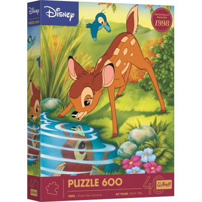 Puzzle Trefl-37600 40 Jahre Trefl - Bambi