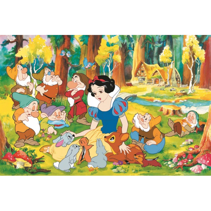 Puzzle Trefl-37603 40 Jahre Trefl - Schneewittchen