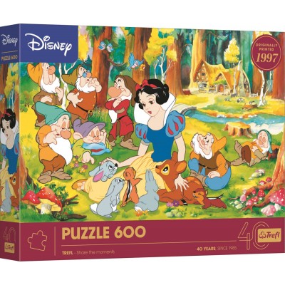 Puzzle Trefl-37603 40 Jahre Trefl - Schneewittchen