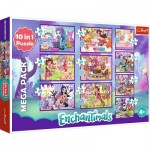  Trefl-90354 Puzzle 10in1 - Charming Enchantimals