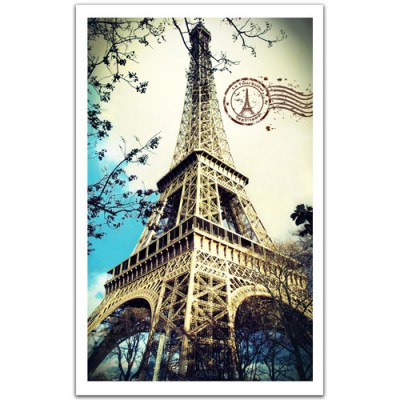 Pintoo-H1485 Kunststoffpuzzle - Eiffelturm, Paris