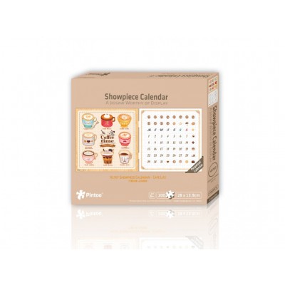 Pintoo-H1707 Puzzle-Kalender - Coffee Time