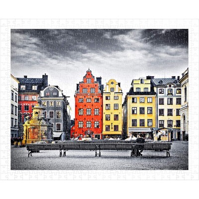 Pintoo-H1937 Puzzle aus Kunststoff - The Old Town of Stockholm, Sweden