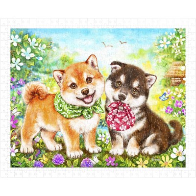 Puzzle Pintoo-H2281 Kayomi - Shiba Puppies' First Errand