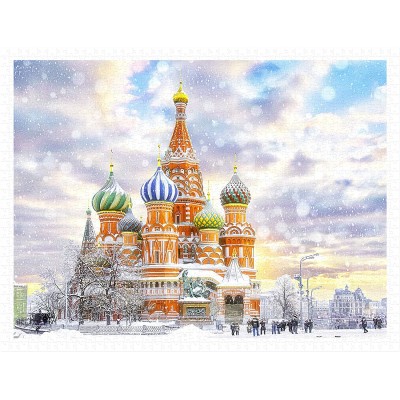 Puzzle Pintoo-H2327 Saint Basil's Cathedral, Russia