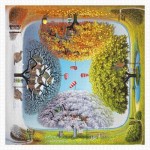   Puzzle aus Kunststoff - Jacek Yerka - Apple Tree